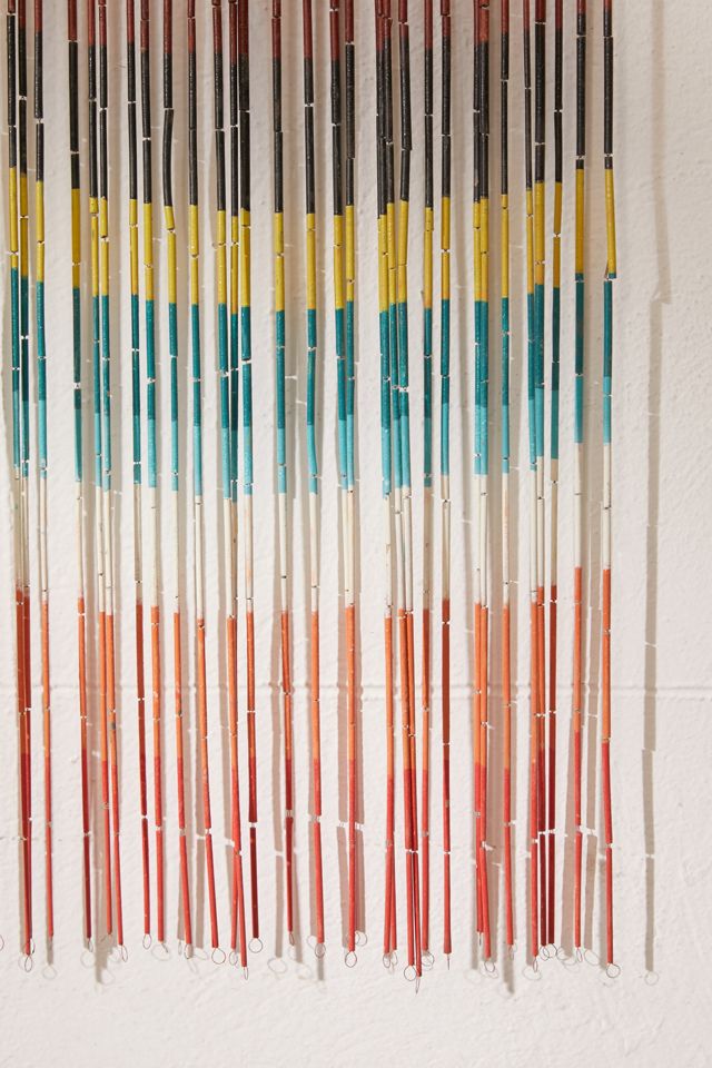 新品　アーバンアウトフィッターズ　バンブーカーテン Color Wave Bamboo Beaded Curtain | Urban Outfitters
