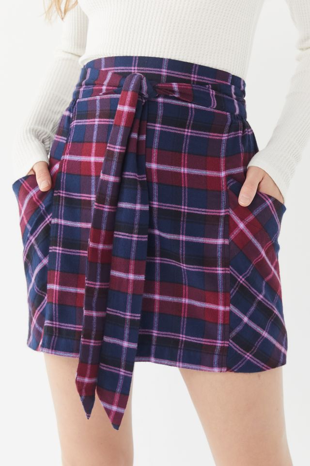 Flannel tie skirt hotsell