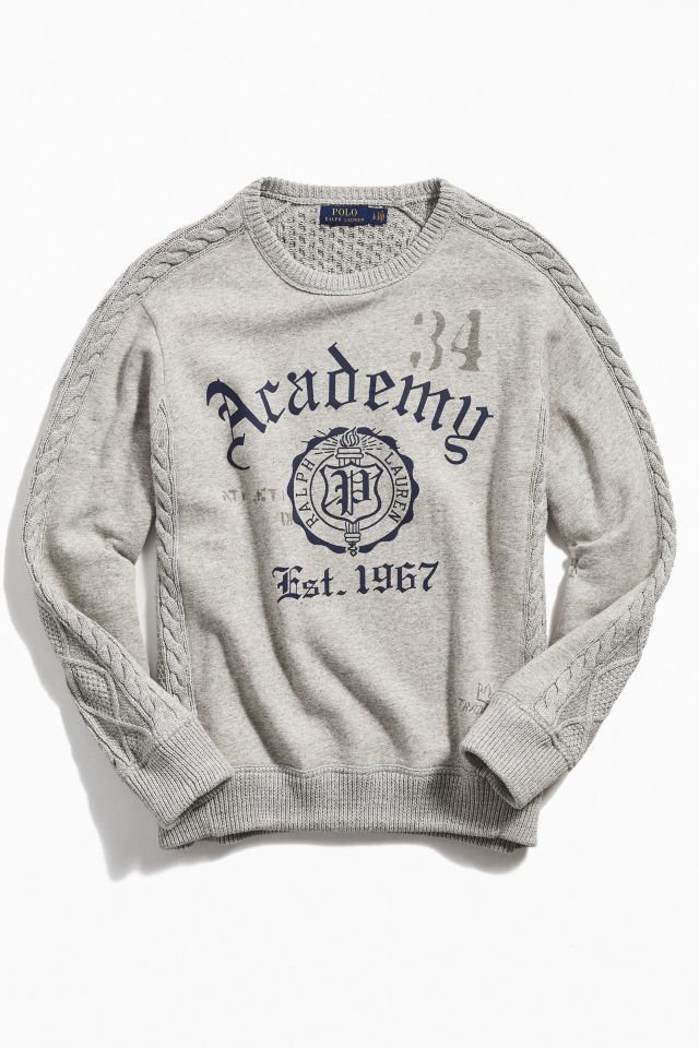 Polo Ralph Lauren Academy Hybrid Pullover Sweater | Urban Outfitters