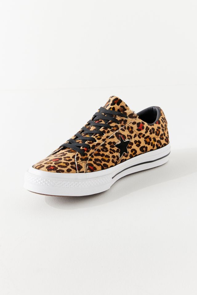 Converse One Star Leopard Sneaker | Urban Outfitters