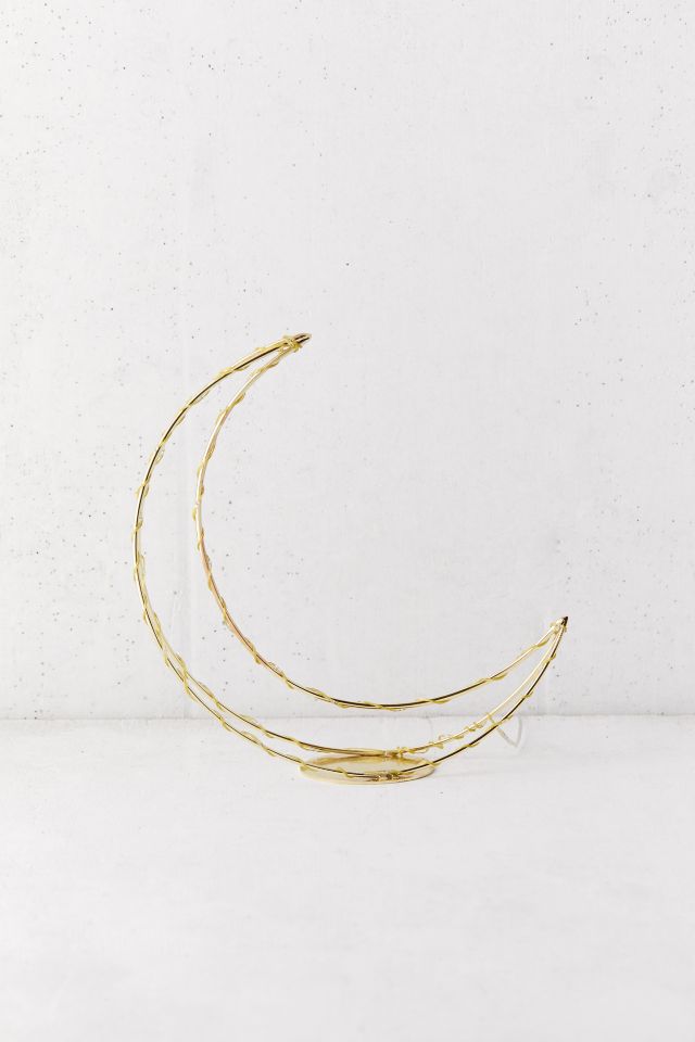 Crescent Moon 3D Standing Light Sculpture #2