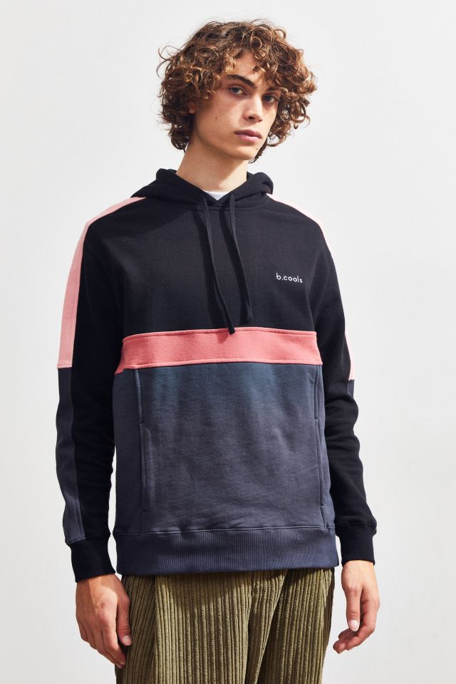 Urban Outfitters U.s.a. Colorblock Hoodie Sweatshirt