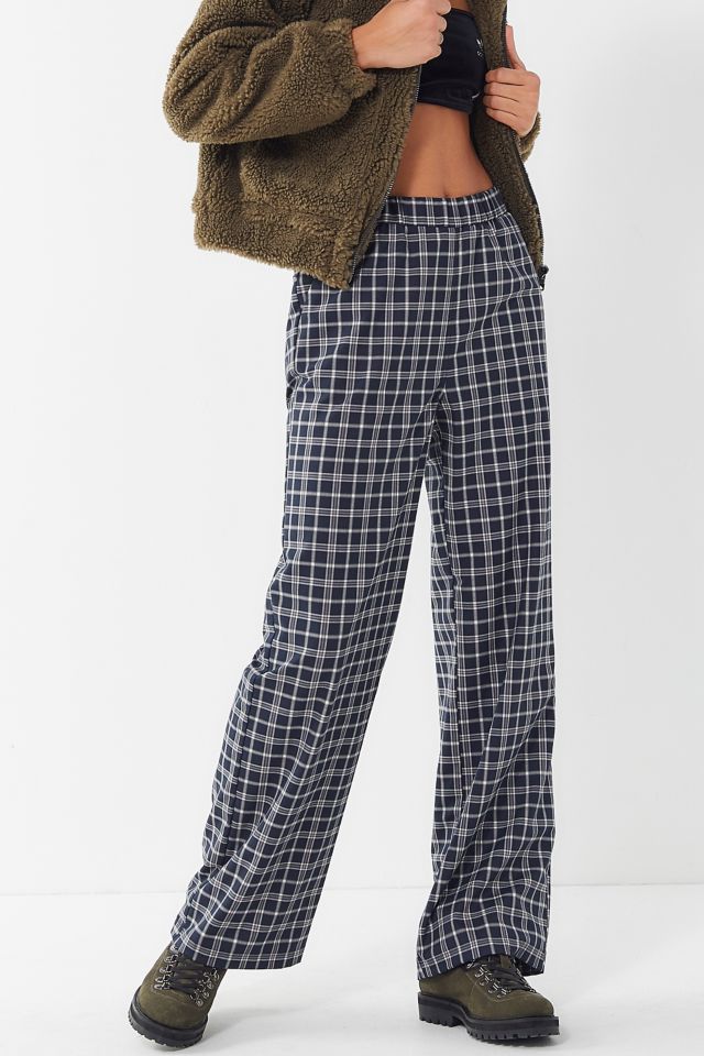 Plaid high rise store pants