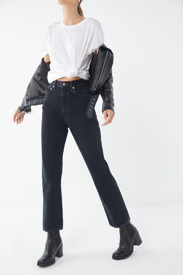 AGOLDE Pinch Waist High Rise Kick Jean Pepper