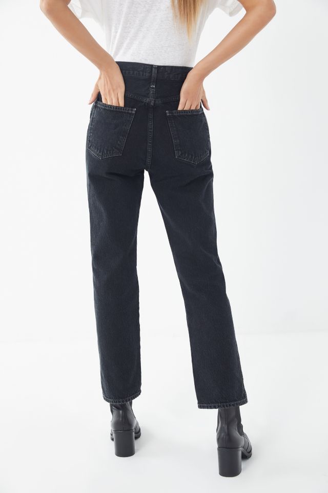 AGOLDE Pinch Waist High-Rise Kick Jean – Pepper  #1
