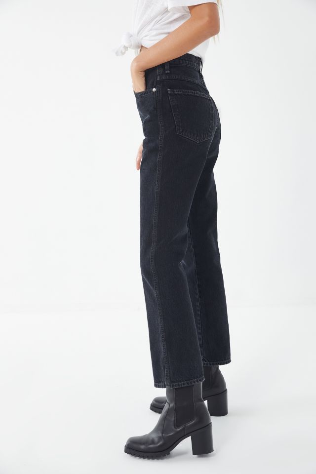 AGOLDE Pinch Waist High-Rise Kick Jean – Pepper