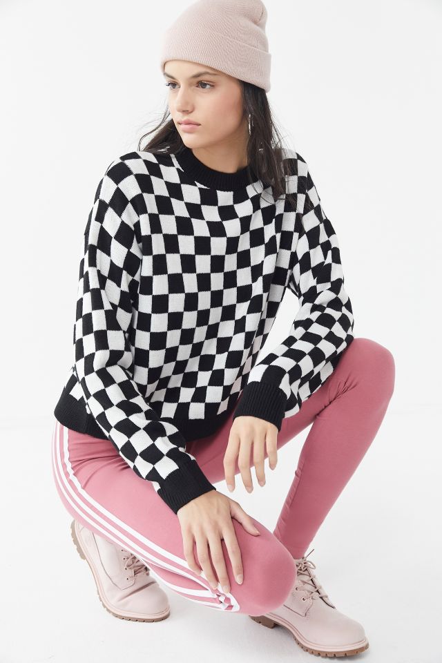 UO Checkmate Pullover Sweater #1