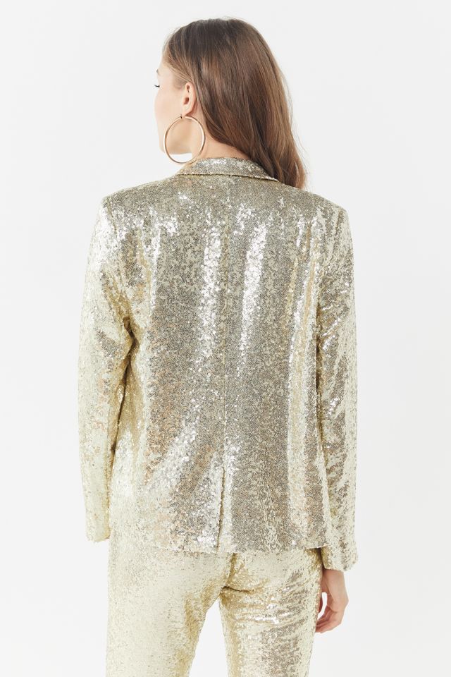 UO Jameson Sequin Blazer #1