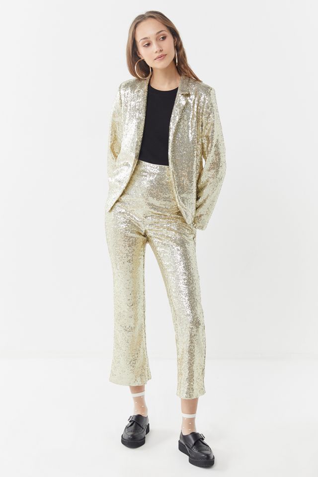 UO Jameson Sequin Blazer #2