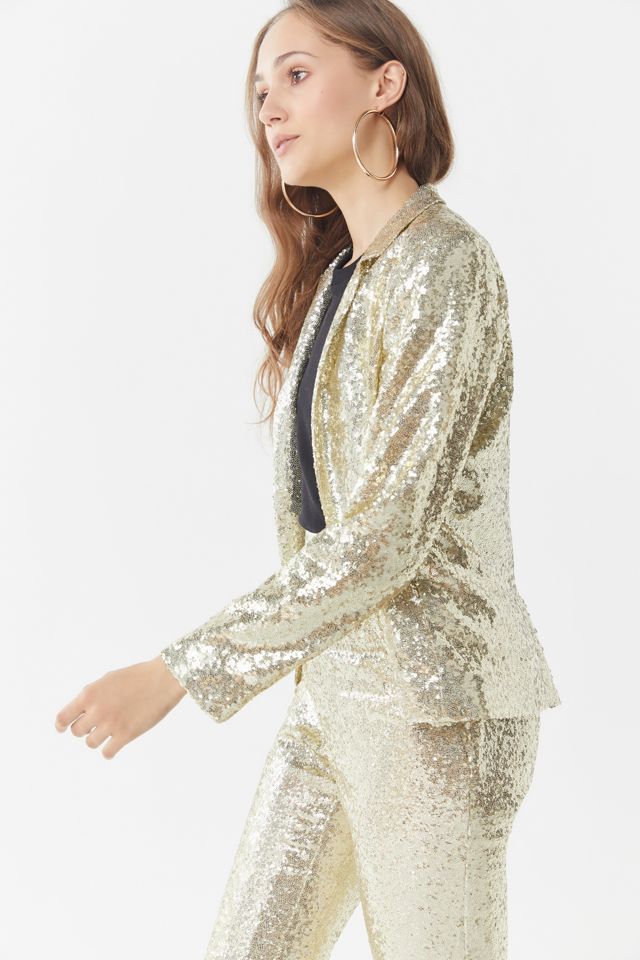 UO Jameson Sequin Blazer #3