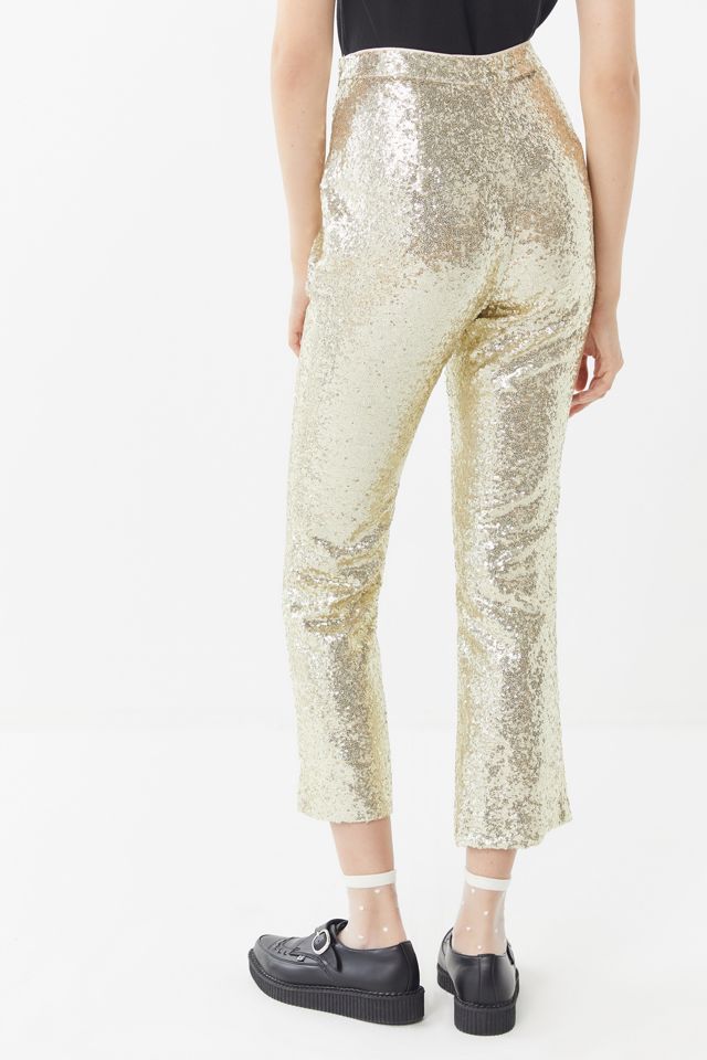 UO Jameson Sequin Kick Flare Pant #2