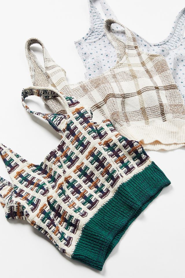 Urban Renewal Remade Cropped Sweater Tank Top #1