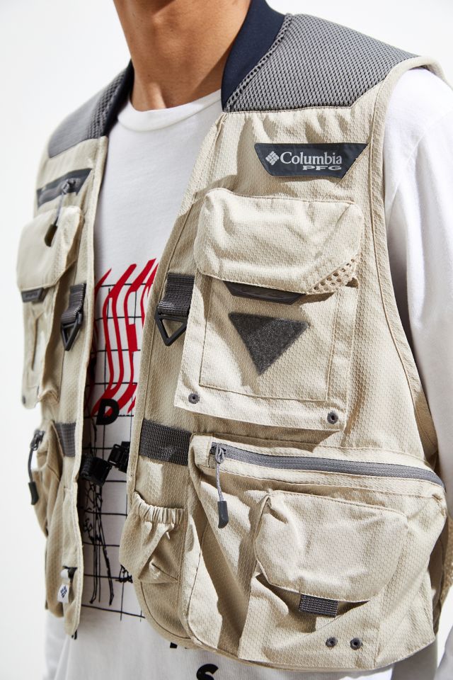 Mens Henry's Fork V Pfg Vest Fossil