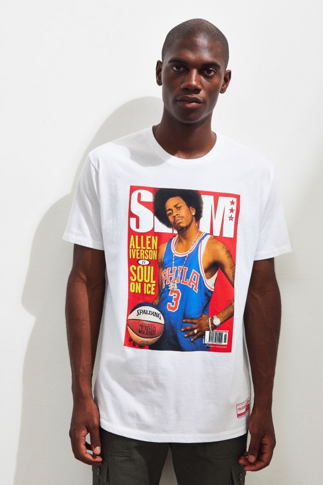 Mitchell & Ness Allen Iverson Slam Cover Tee #1