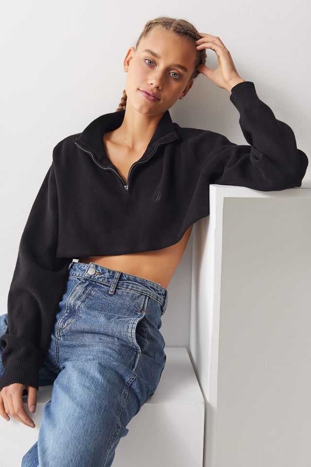 Zip sale cropped jumper