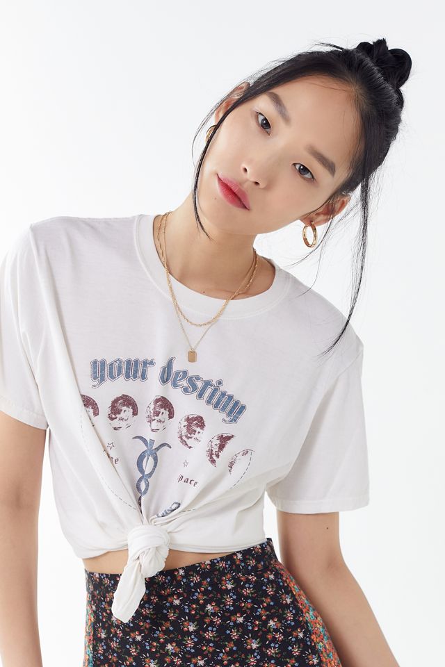 Destiny Lace Cut Out Tee