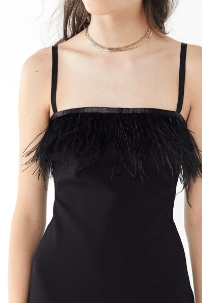 urban outfitters feather dress