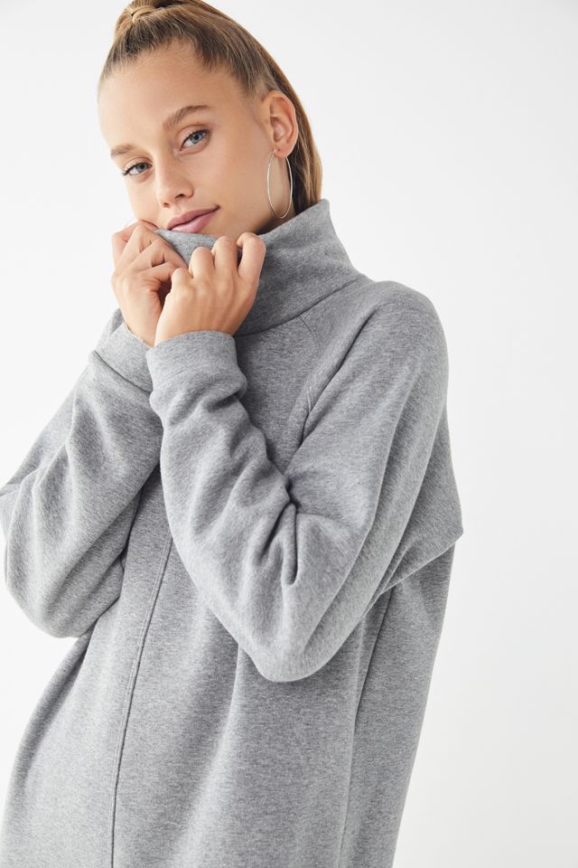 UO Bunny Turtleneck Sweatshirt Dress #1