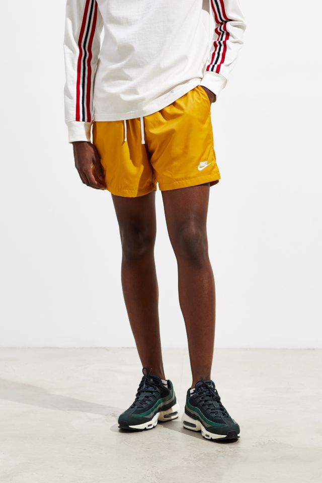 Mustard nike shorts hotsell