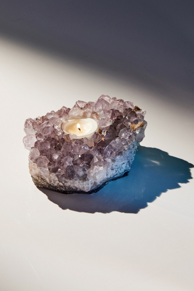 Ombre Crystals Tealight Candle Holder - Witchy & Fantasy Décor & Gifts