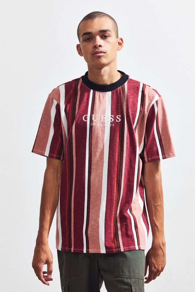 Guess sayer store striped tee