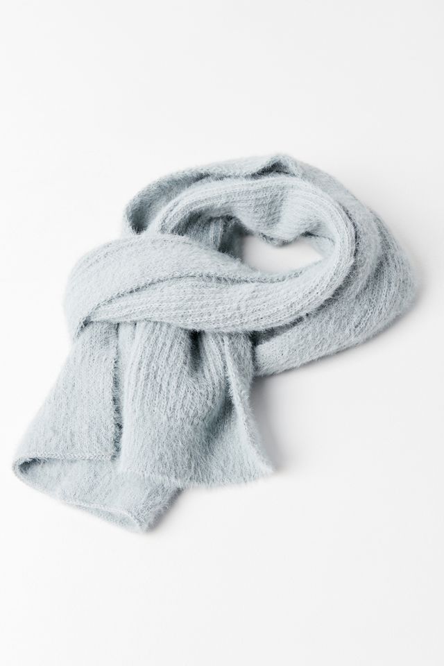 Gia Eyelash Knit Scarf #1