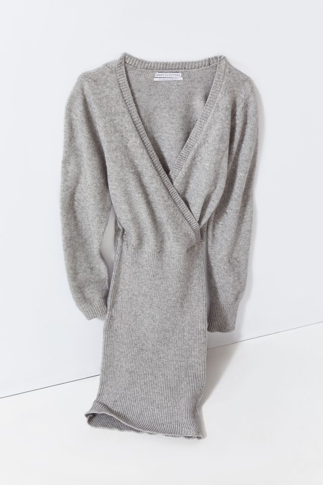 UO Two Timer Surplice Sweater Dress #4
