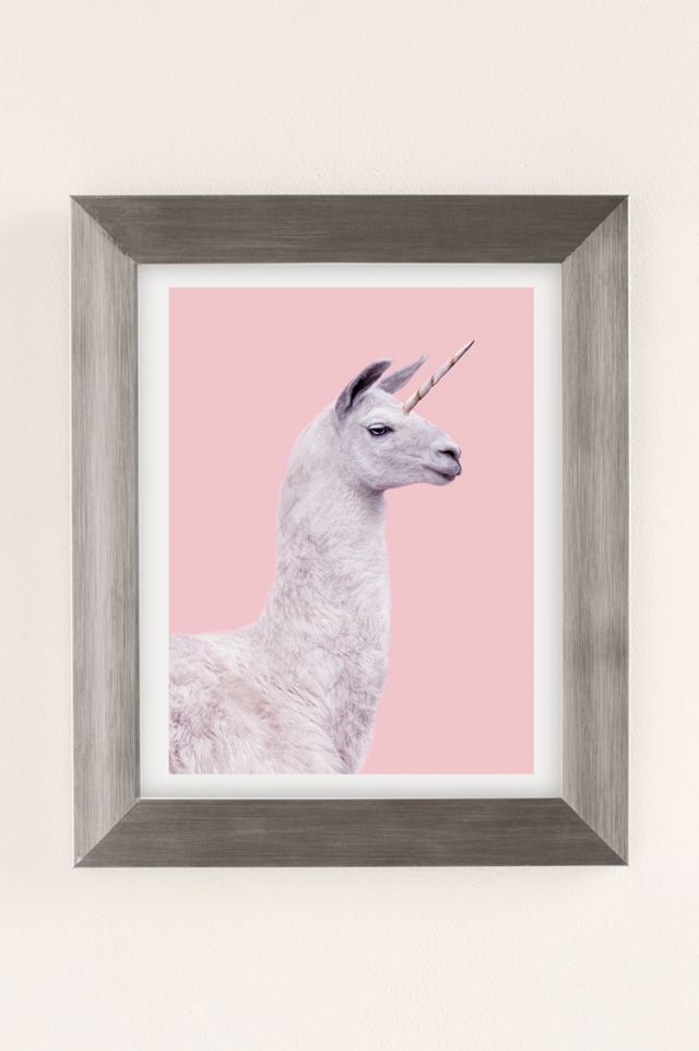 Paul Fuentes Llama Unicorn Art Print #1