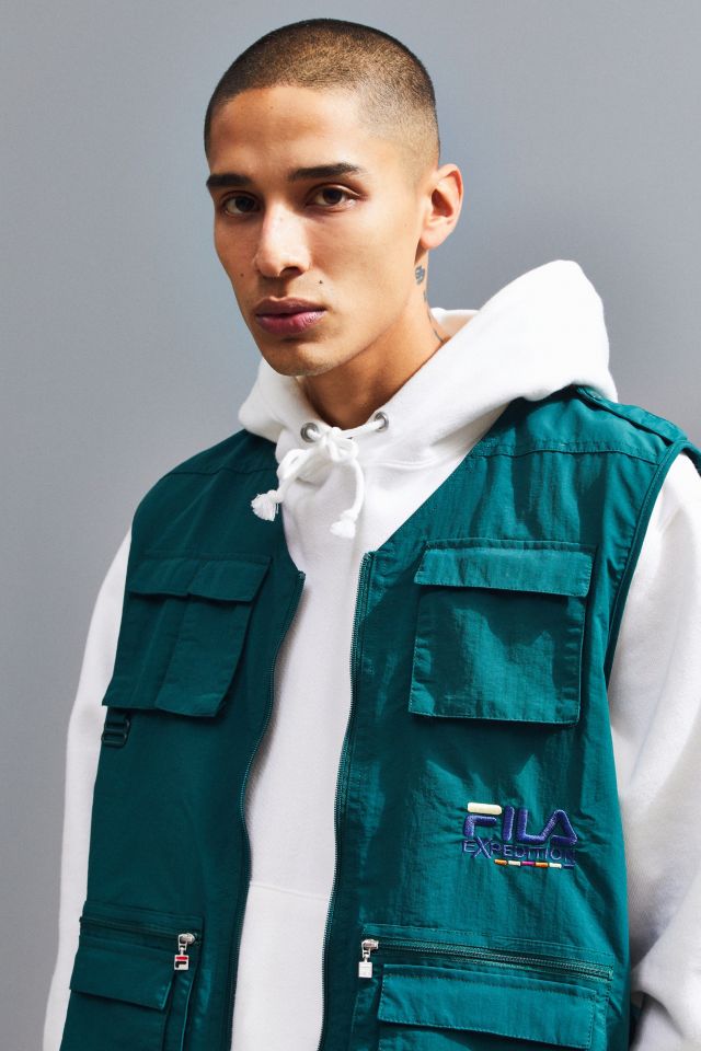 FILA UO Exclusive Utility Cargo Vest Urban Outfitters