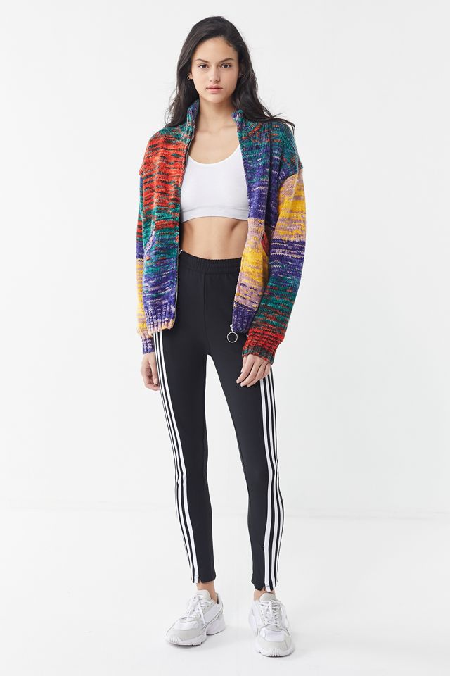 UO Colorful Zip-Front Sweater Jacket #3