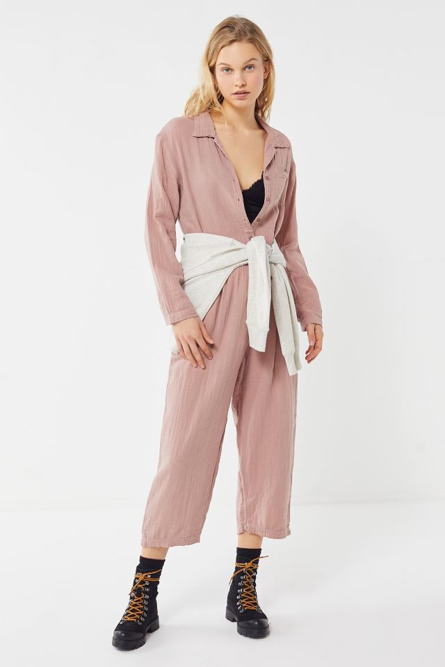 Lacausa Odessa Button-Front Jumpsuit #1