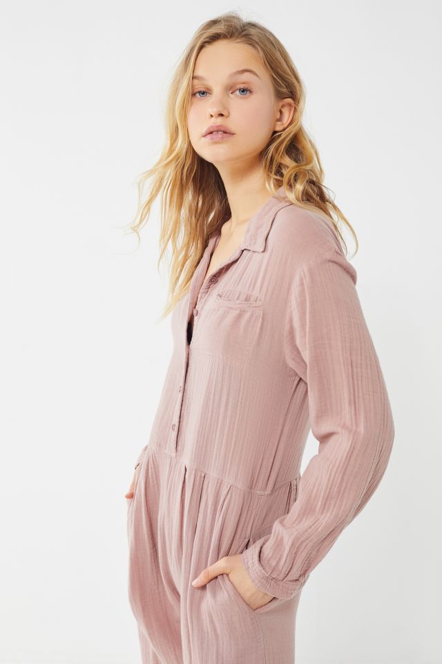 Lacausa Odessa Button-Front Jumpsuit #3