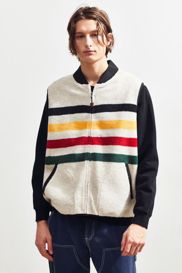 Pendleton Glacier Stripe Sherpa Vest | Urban Outfitters