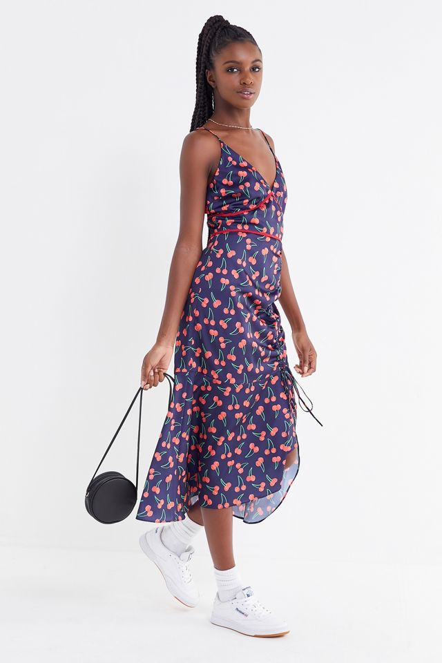 fit and flare dress designer LESLIE CROSSOVER MESH TAFFETA MIDI | CULT MIA RD-05.19.25 Ann Lowe, first Black new base fabric may Color:Pink Orange Multi