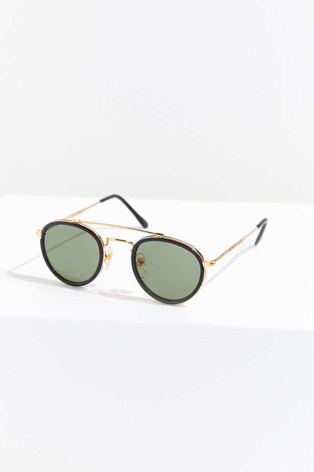 Lunettes de soleil rondes d'aviateur vintage Ace #1