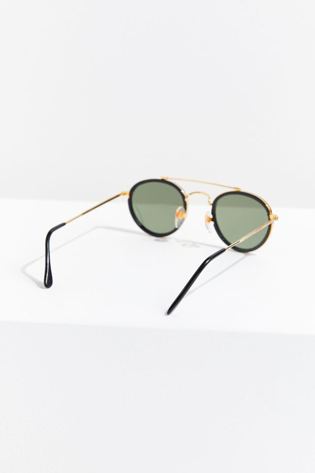 Lunettes de soleil rondes d'aviateur vintage Ace #2