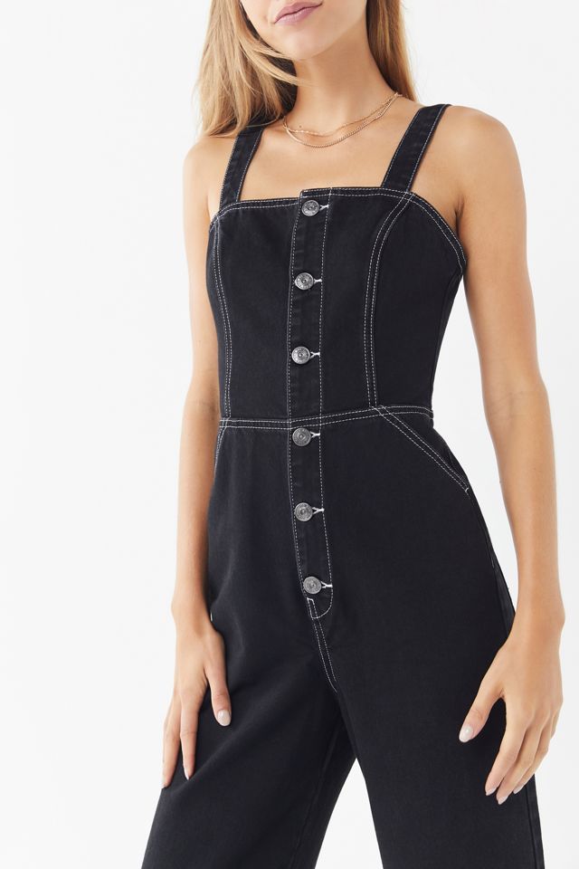 BDG Denim Button-Up Jumpsuit #2