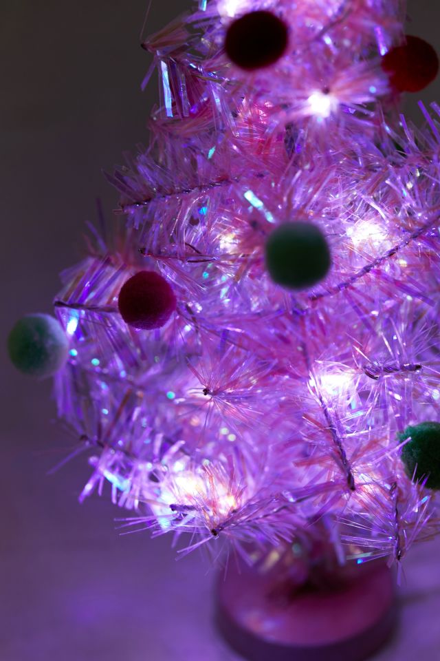 Arbre de Noël USB miniature, rose #3