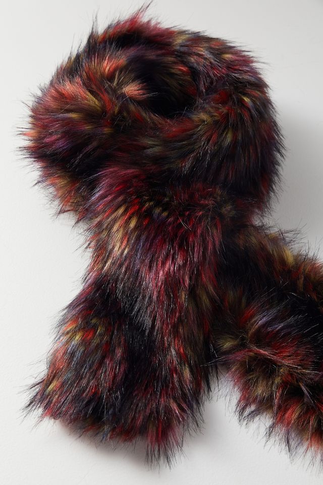 Faux Fur Stole Scarf #1