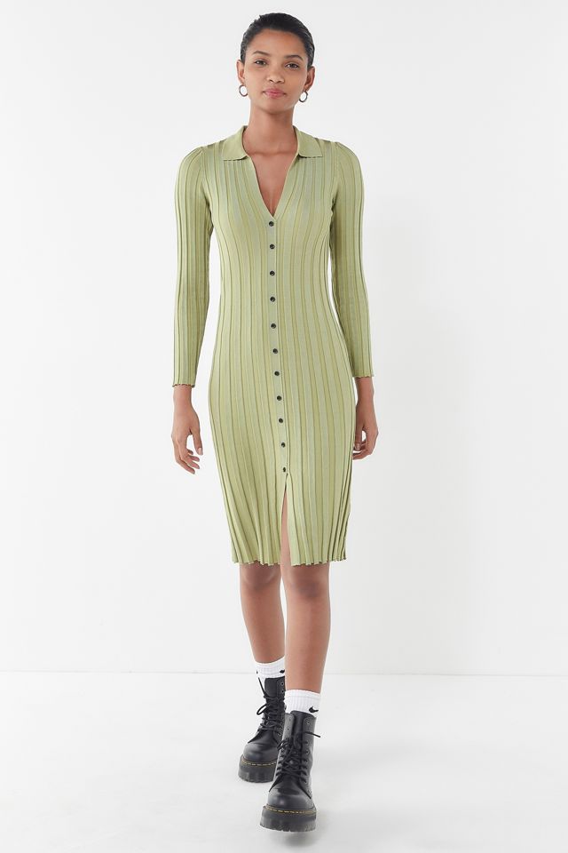 UO Alta Button-Down Sweater Dress #3