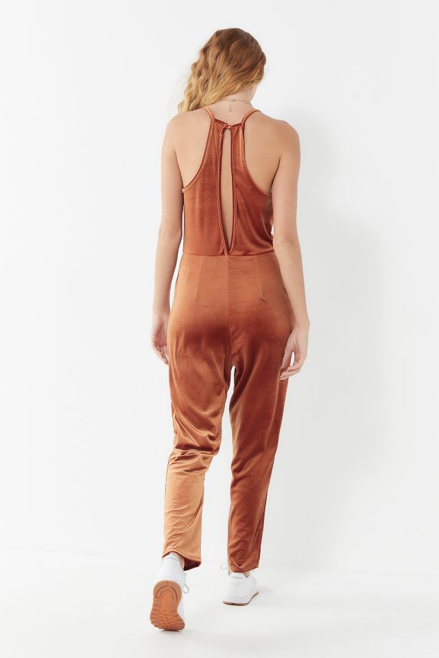UO Naomi Velvet Jumpsuit #3