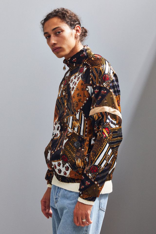 Blouson aviateur à motif de foulard UO #2