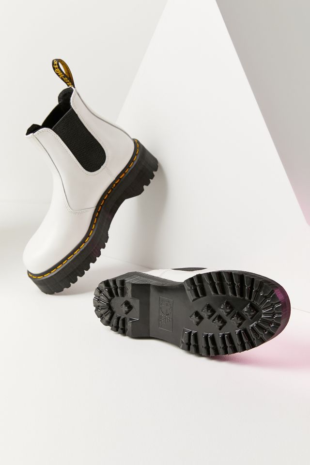 Doc martens store white chelsea platform