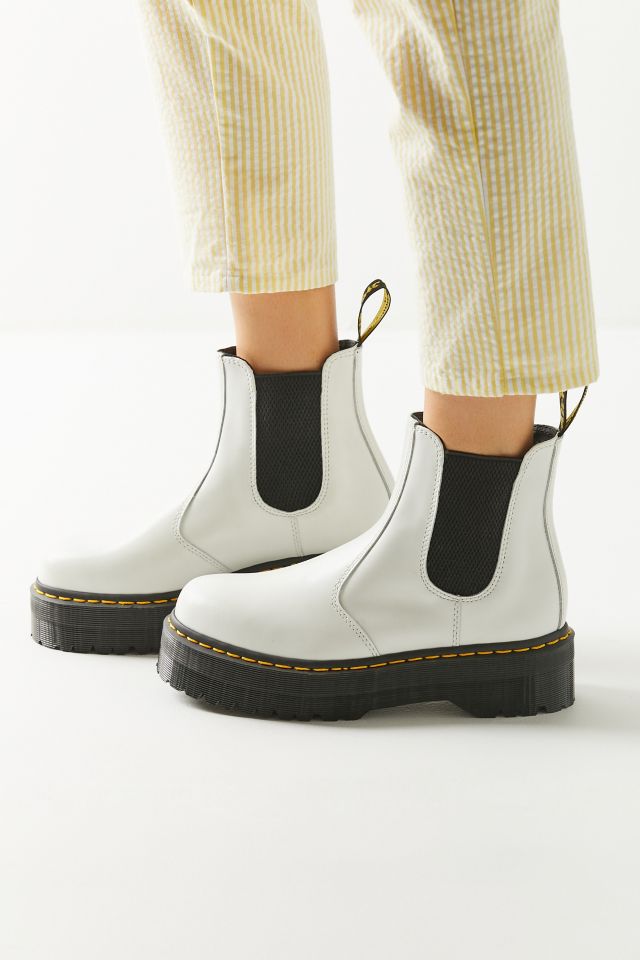 Doc martens hotsell white chelsea boots