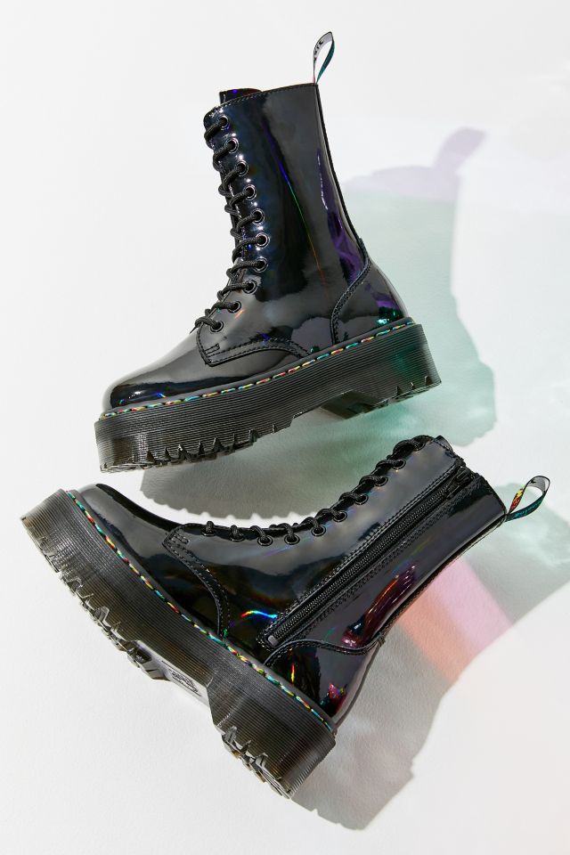 Doc martens best sale jadon hi rainbow