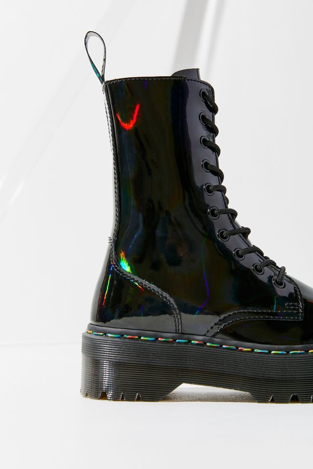 Dr martens jadon rainbow on sale patent