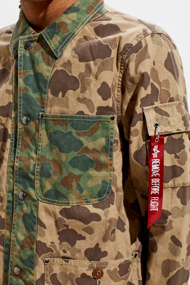 Alpha Industries P-42 Mod Camo Field Jacket | Urban Outfitters