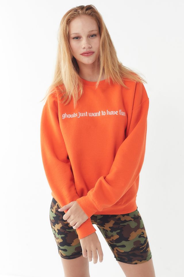 Ghouls Just Want To Have Fun Crew-Neck Sweatshirt