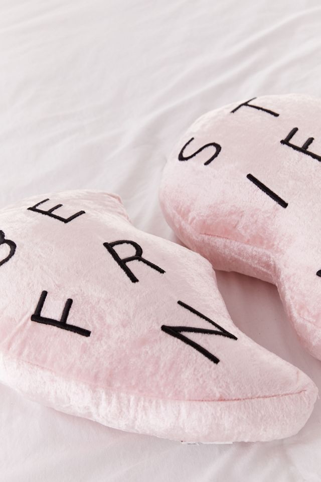 Best Friends Heart Velvet Pillow Set #2