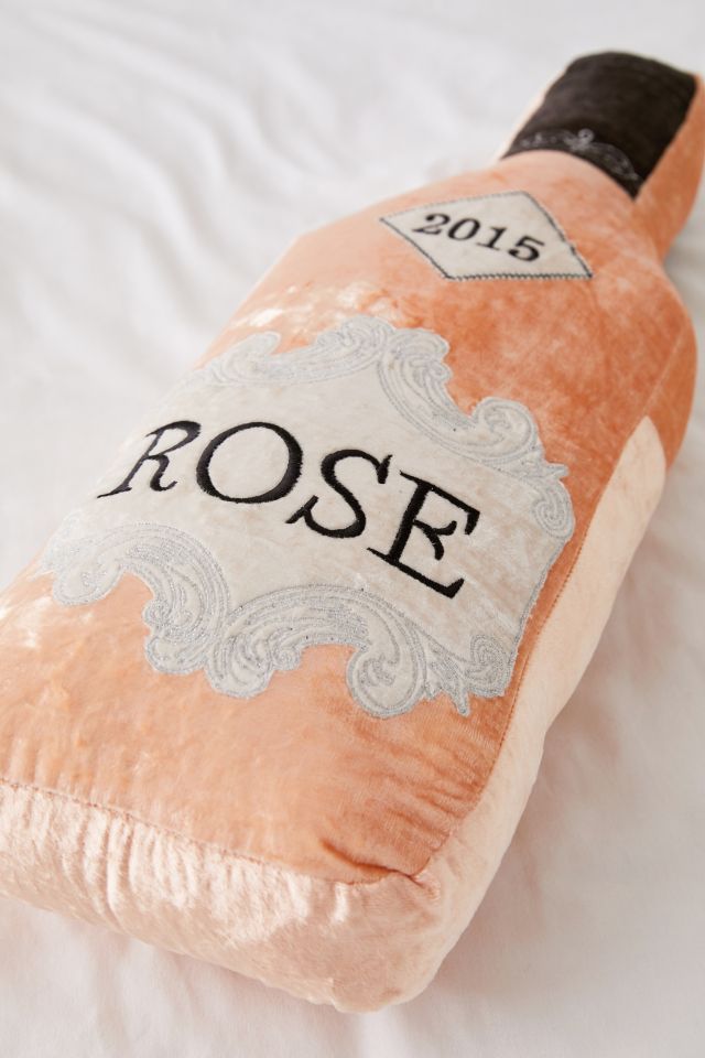 Rosé Bottle Oversized Pillow #3